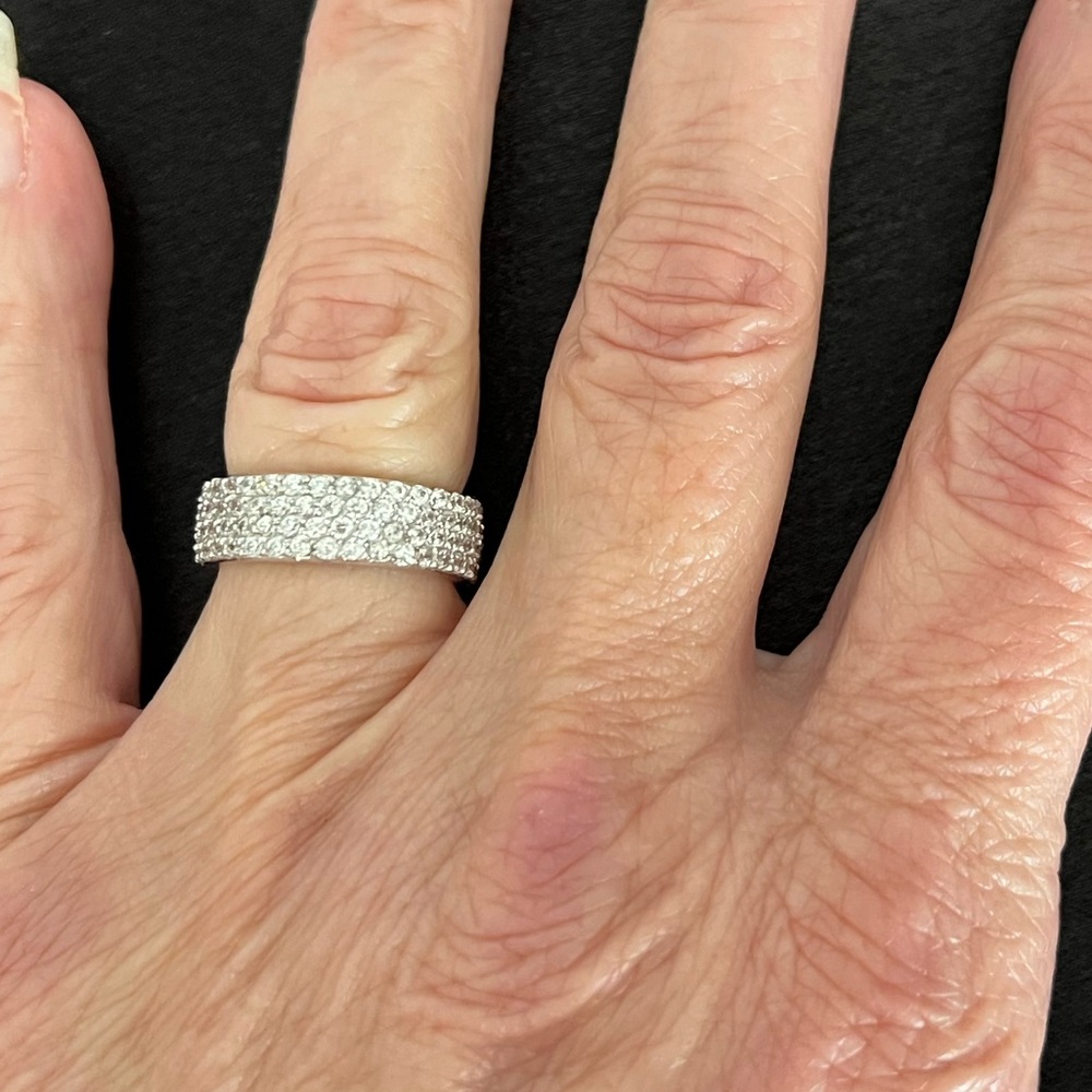 QVC Epiphany Diamonique ring. Size 5